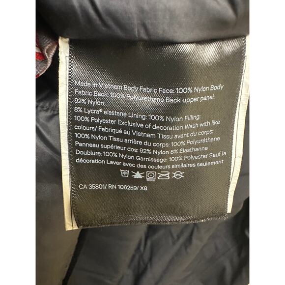 Lululemon Men XL Black Snap Button Insulated Bomber Jacket Outdoor Wicking Gym - Picture 8 of 13